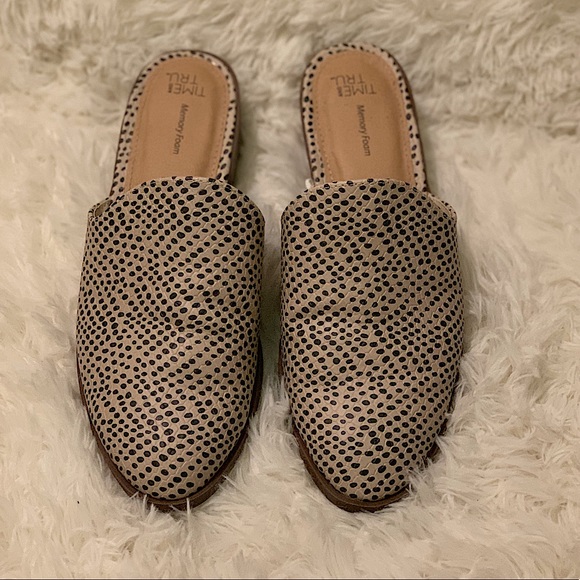Time and Tru Shoes - TIME & TRU Memory Foam Mules